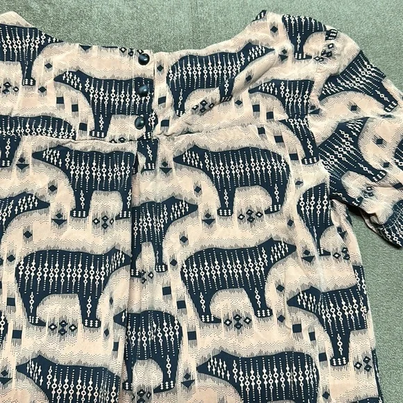 🐻🐻Anthropologie Maeve Zola Bear Dress 🐻🐻 - Picture 7 of 12